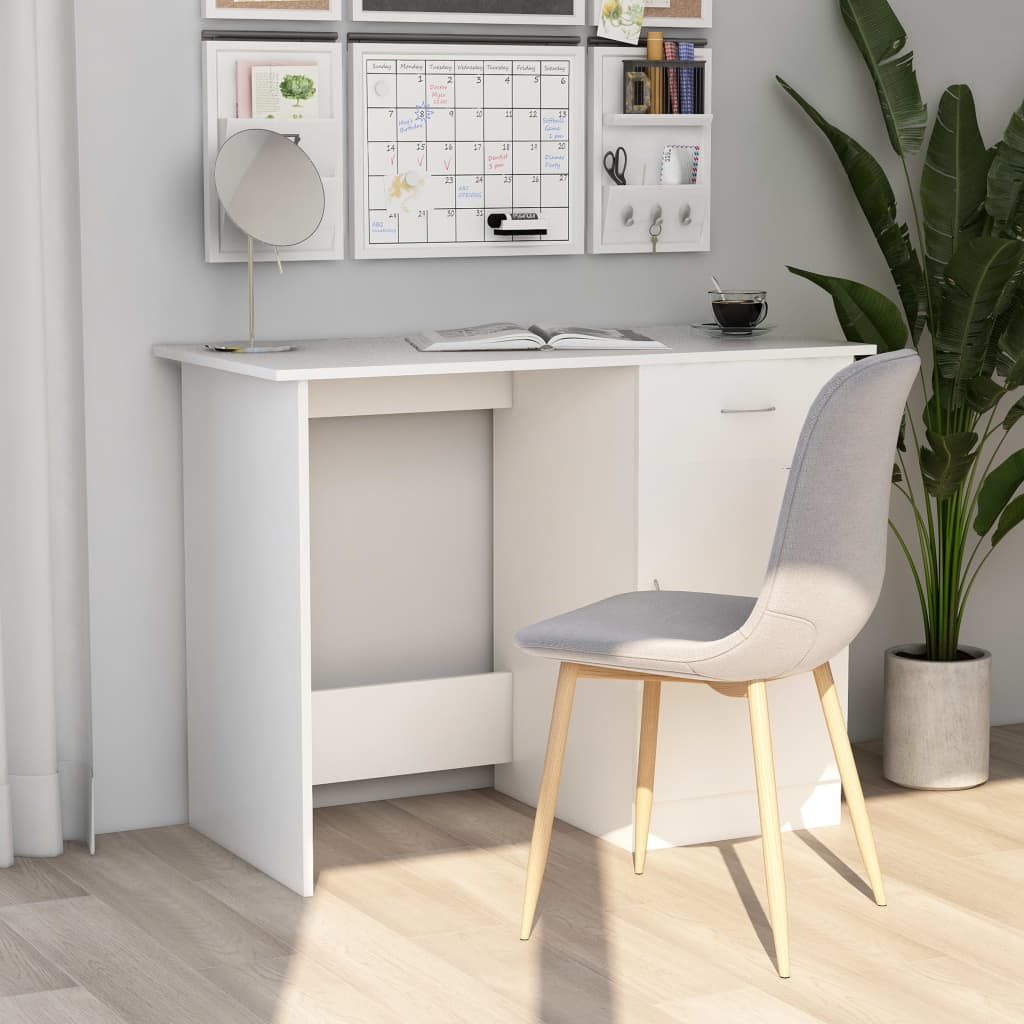 Bureau Blanc 100x50x76 cm Bois d'ingénierie - XIOS