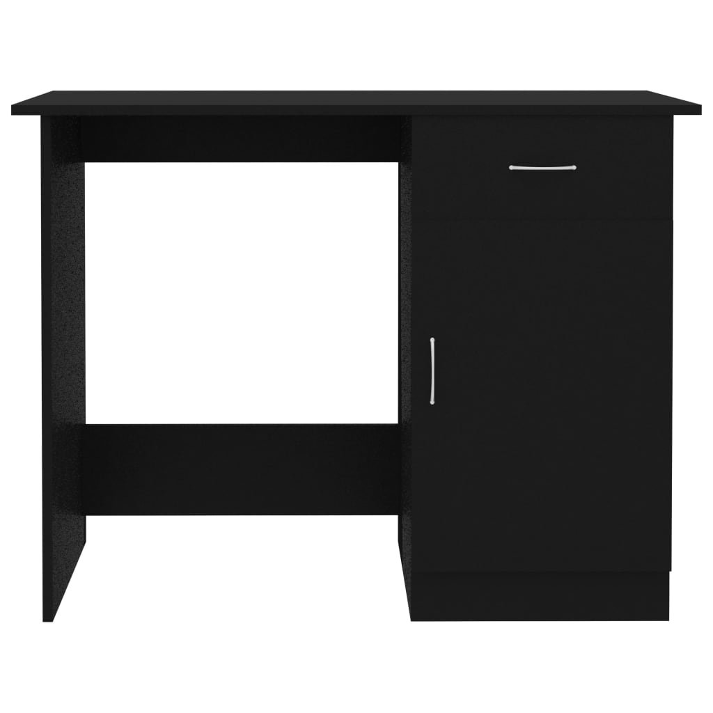 Bureau Noir 100x50x76 cm Bois d’ingénierie - XIOS
