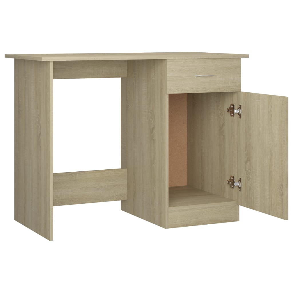 Bureau Chêne sonoma 100x50x76 cm Bois d’ingénierie - XIOS