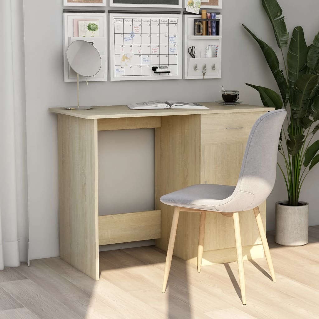 Bureau Chêne sonoma 100x50x76 cm Bois d’ingénierie - XIOS