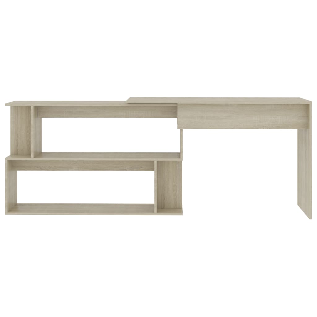 Bureau d'angle Chêne sonoma 200x50x76 cm Bois d’ingénierie - XIOS