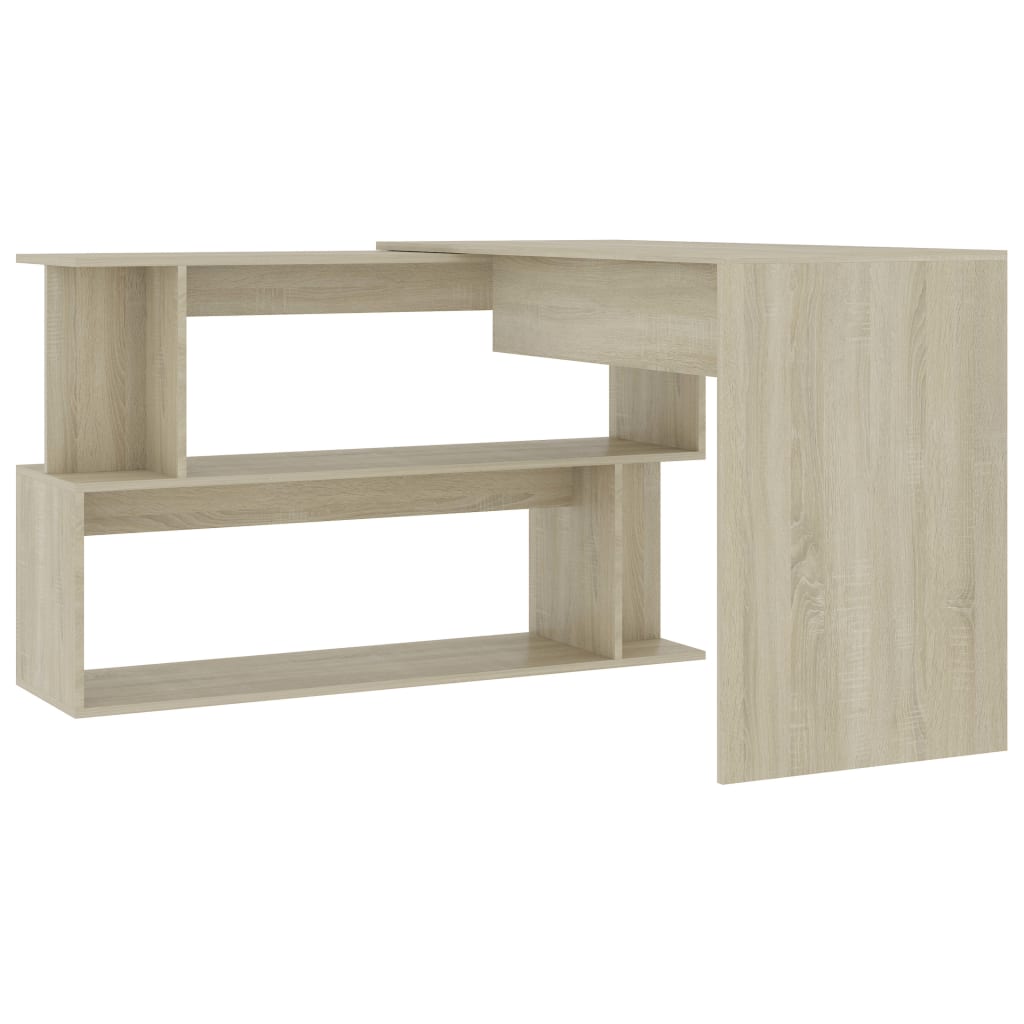 Bureau d'angle Chêne sonoma 200x50x76 cm Bois d’ingénierie - XIOS