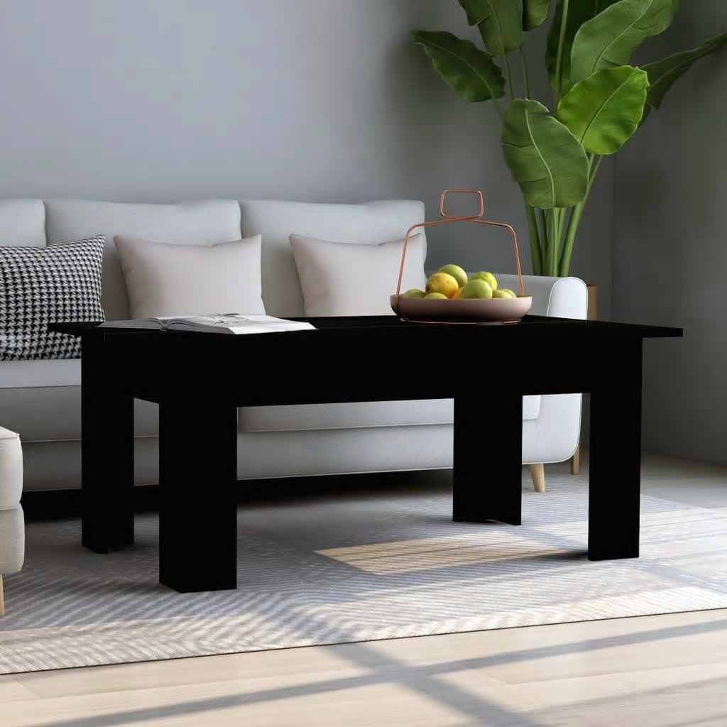 Table basse Noir 100x60x42 cm Bois d’ingénierie - XIOS