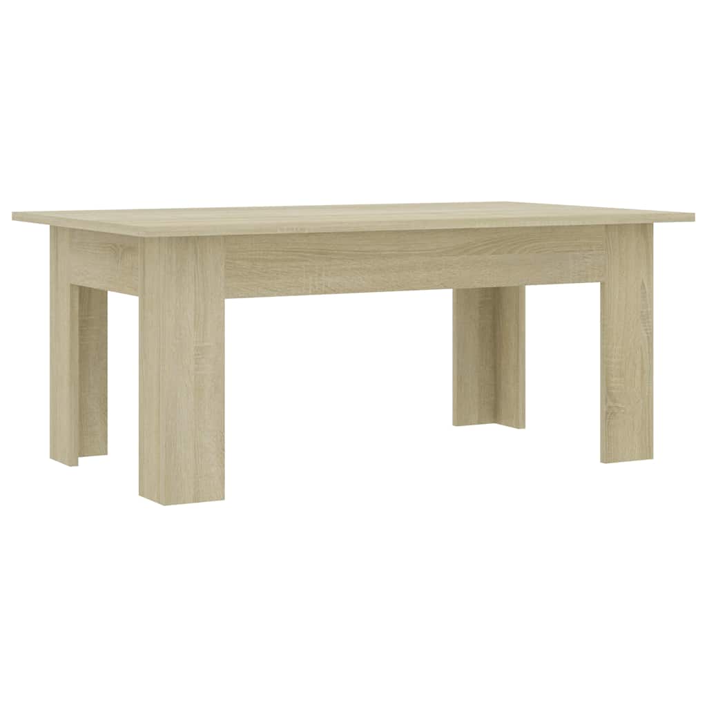 Table basse Chêne sonoma 100x60x42 cm Bois d’ingénierie - XIOS