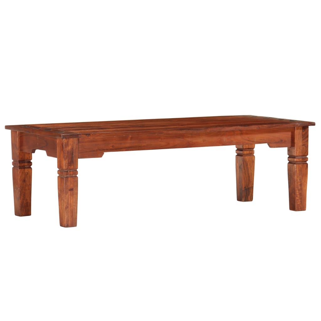 Table basse 110 x 50 x 35 cm Bois d'acacia solide - XIOS