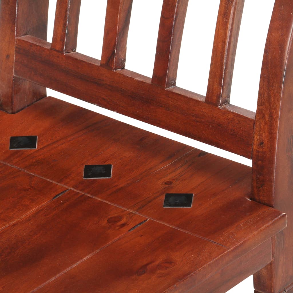 Banc 111 cm Bois d'acacia solide - XIOS