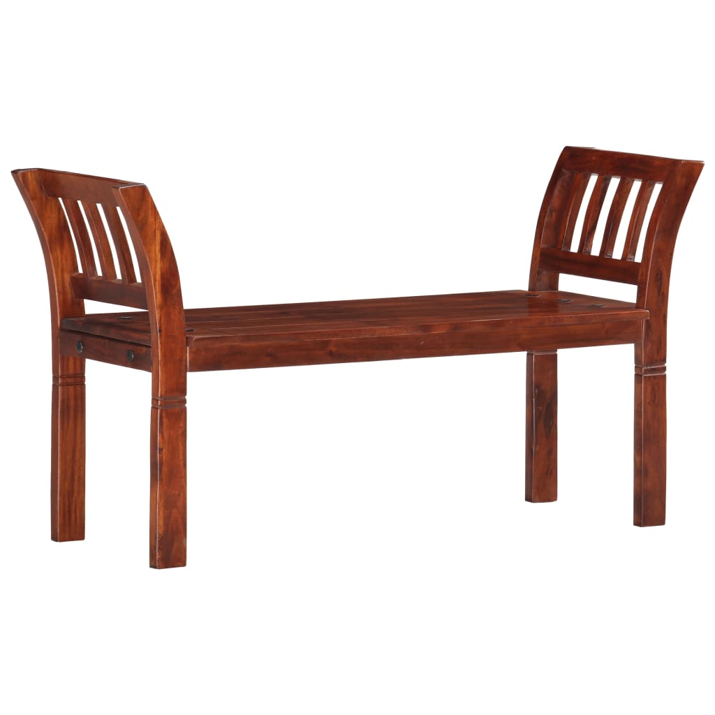 Banc 111 cm Bois d'acacia solide - XIOS