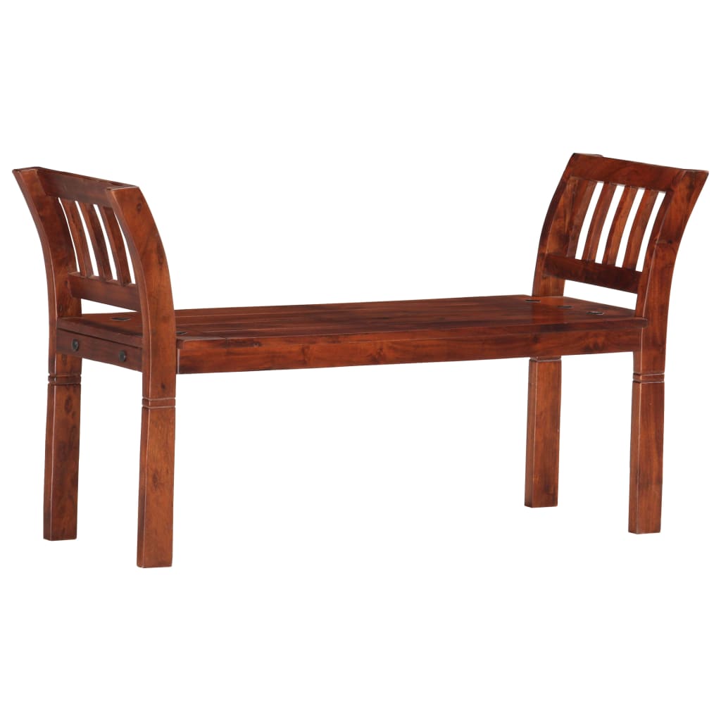 Banc 111 cm Bois d'acacia solide - XIOS