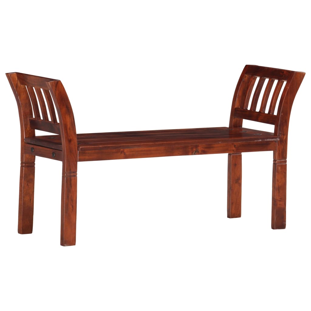 Banc 111 cm Bois d'acacia solide - XIOS
