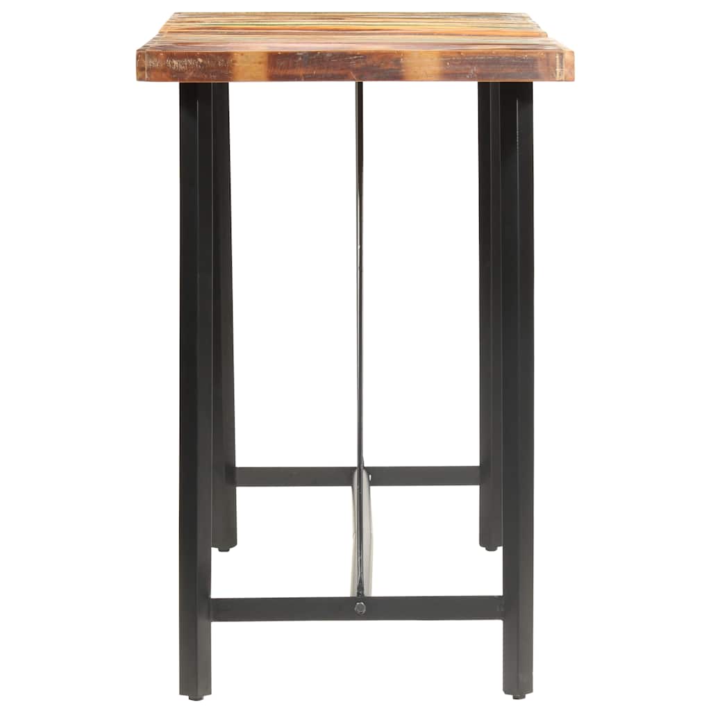Table de bar 180x70x107 cm Bois de récupération solide - XIOS
