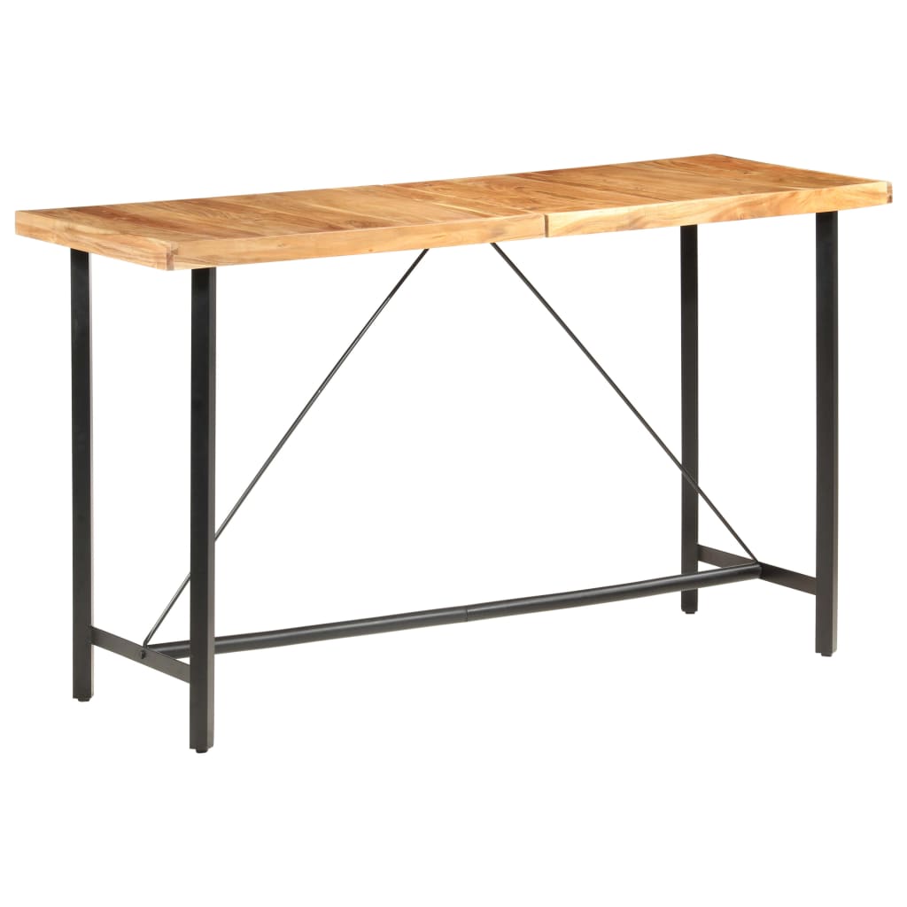 Table de bar 180x70x107 cm bois d'acacia massif - XIOS