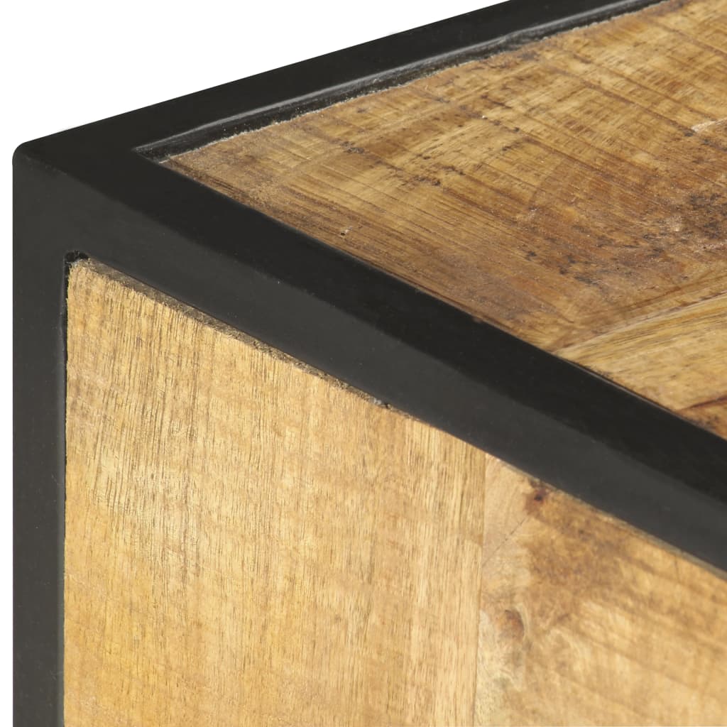 Meuble TV 130x30x39 cm Bois massif de manguier - XIOS