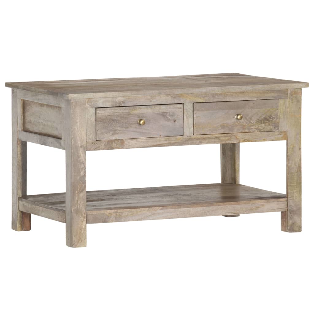 Table basse 82x52x47 cm Bois de manguier massif - XIOS