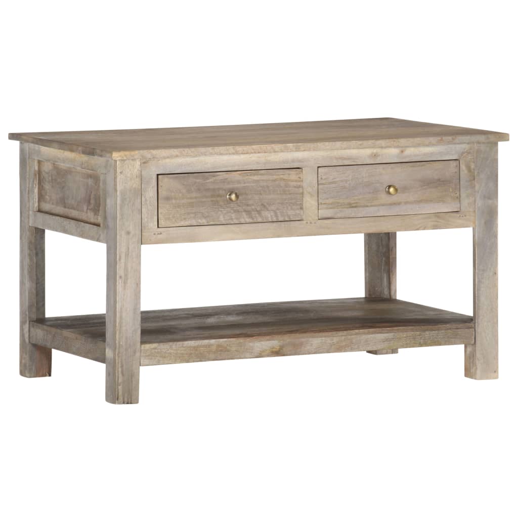 Table basse 82x52x47 cm Bois de manguier massif - XIOS