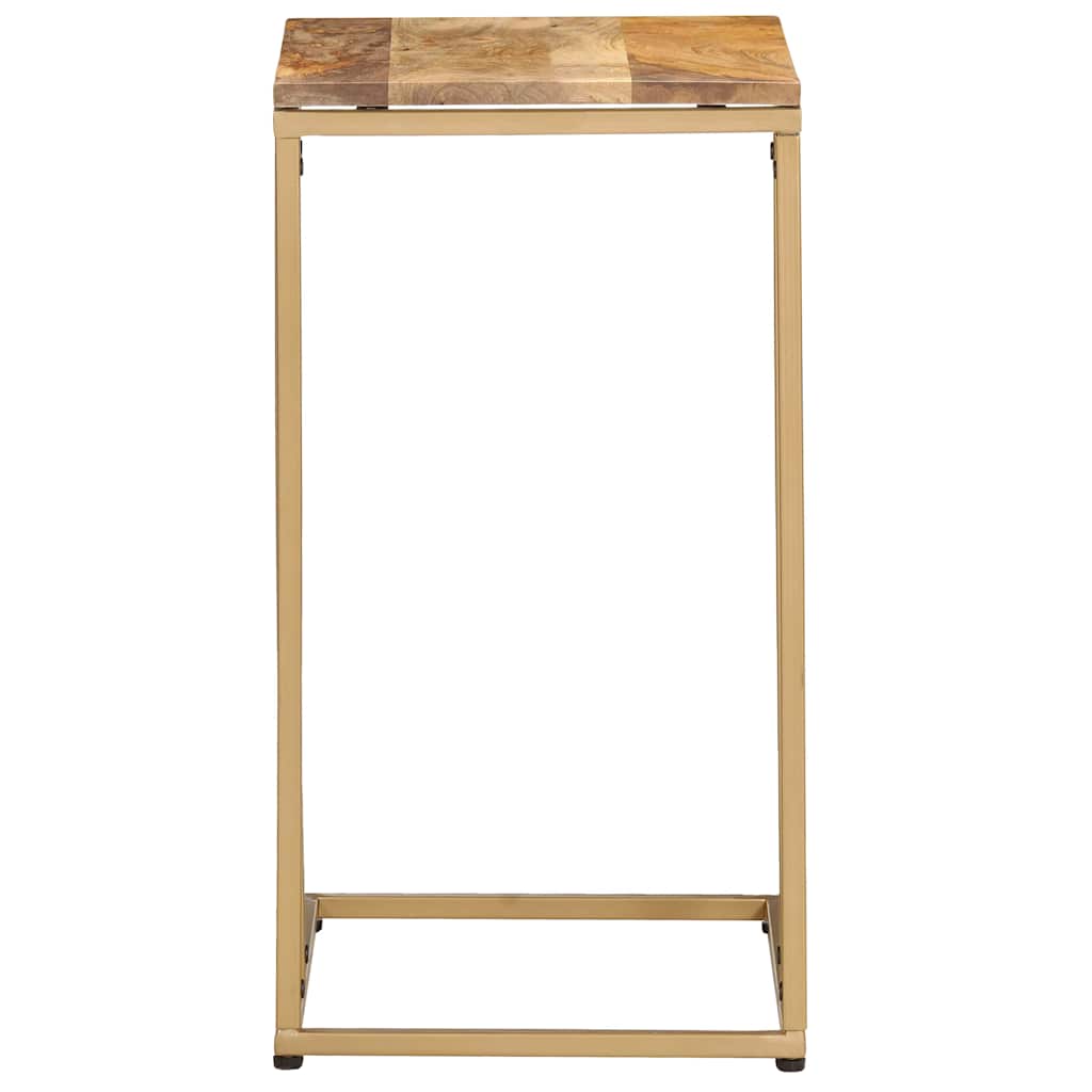 Table d'appoint 35x45x65 cm bois de manguier massif - XIOS
