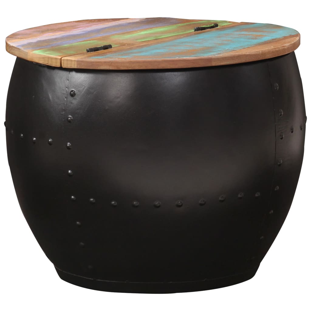 Table basse 53x43 cm Bois de récupération massif - XIOS