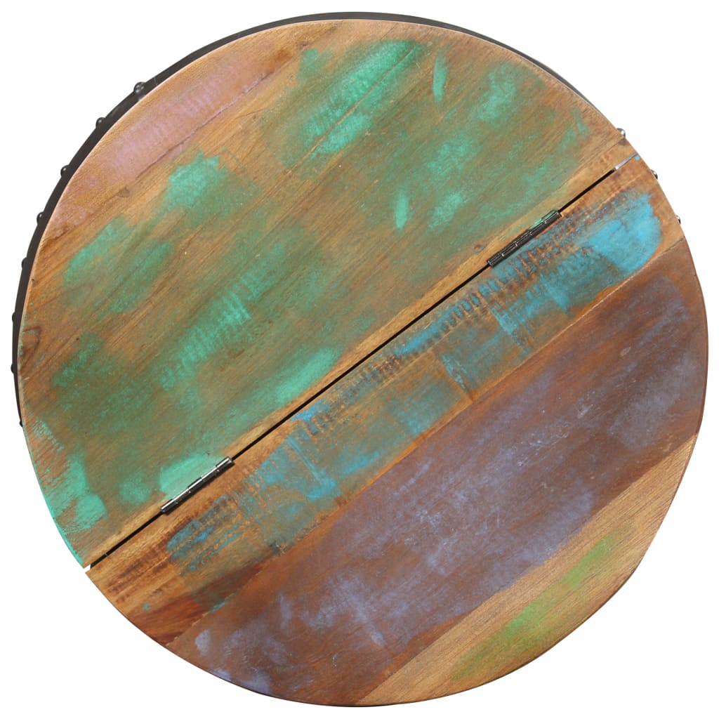 Table basse 53x43 cm Bois de récupération massif - XIOS