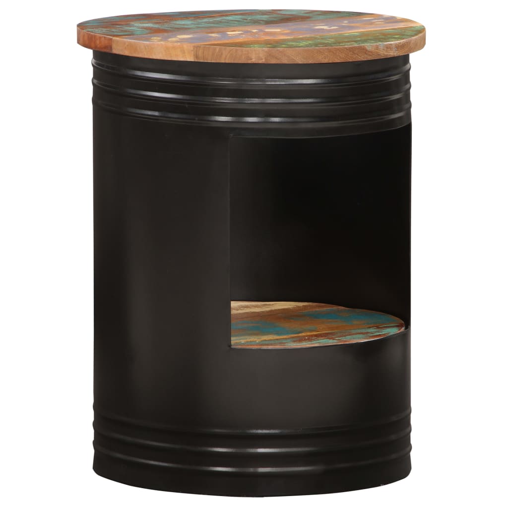 Table basse 43x55 cm Bois de récupération solide - XIOS