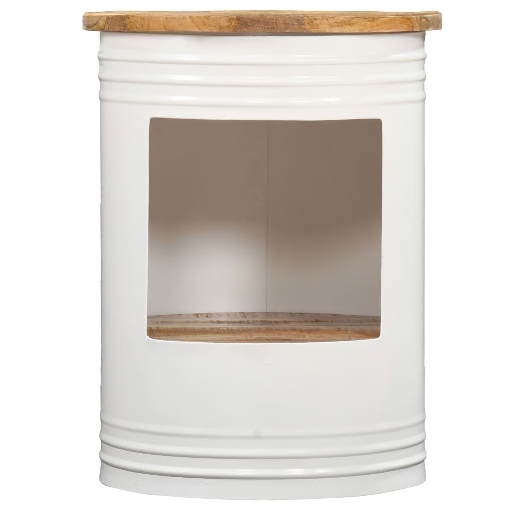 Table basse 43x55 cm Bois de manguier solide - XIOS