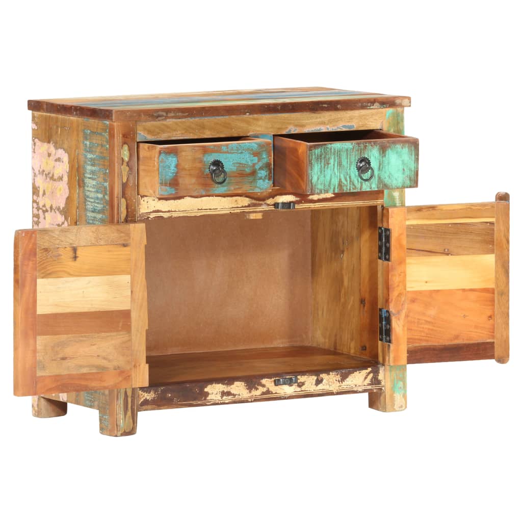 Buffet 70x35x65 cm Bois de récupération massif - XIOS
