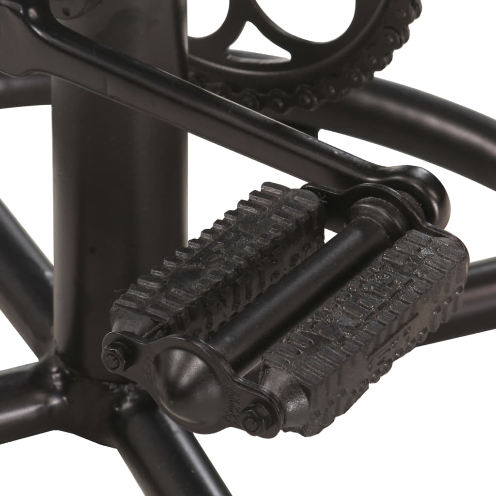 Tabourets de bar lot de 2 noir/marron cuir véritable de chèvre - XIOS