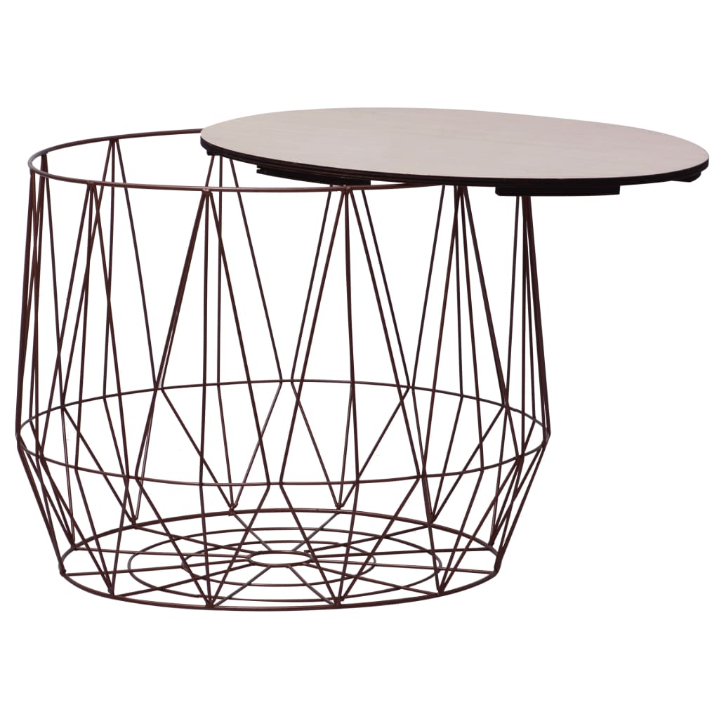 Tables basses 2 pcs cuivre
