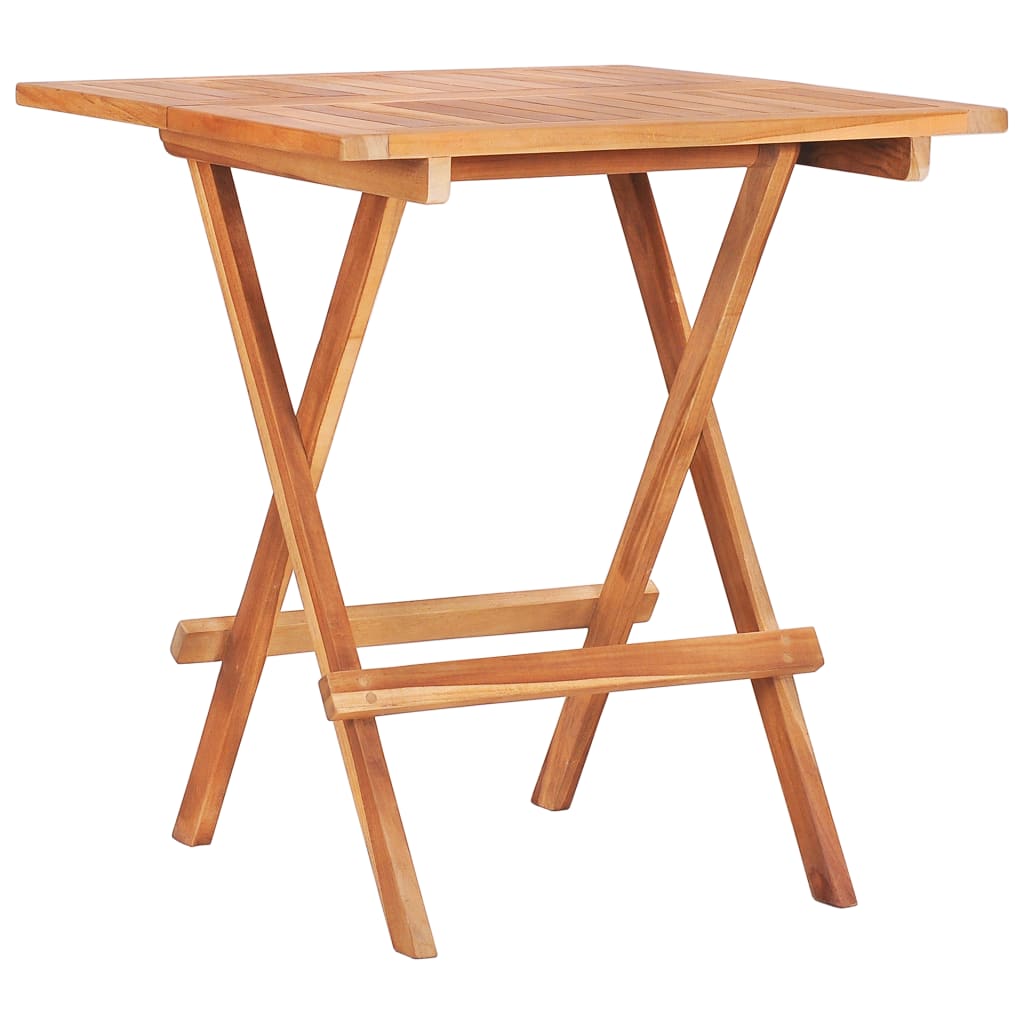 Ensemble de bistro pliable 3 pcs Bois de teck solide - XIOS