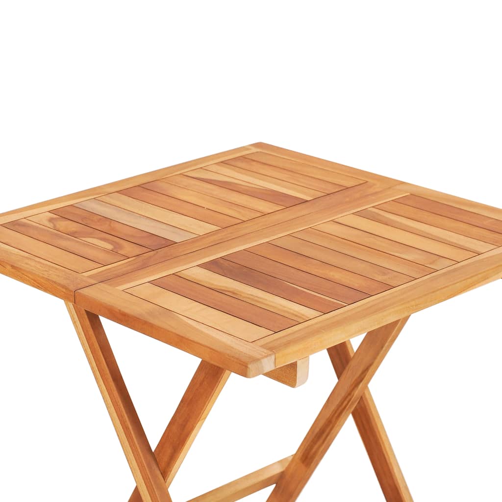 Ensemble de bistro pliable 3 pcs Bois de teck solide - XIOS