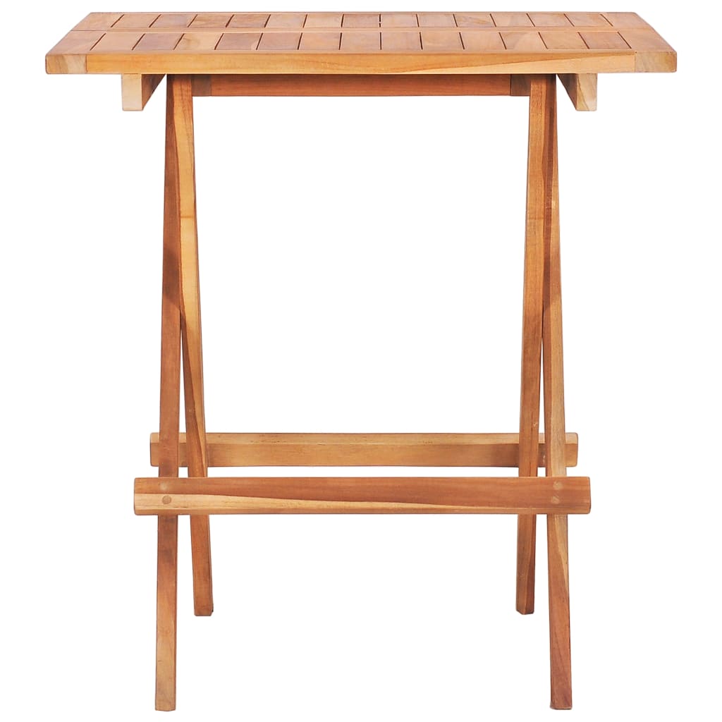 Ensemble de bistro pliable 3 pcs Bois de teck solide - XIOS