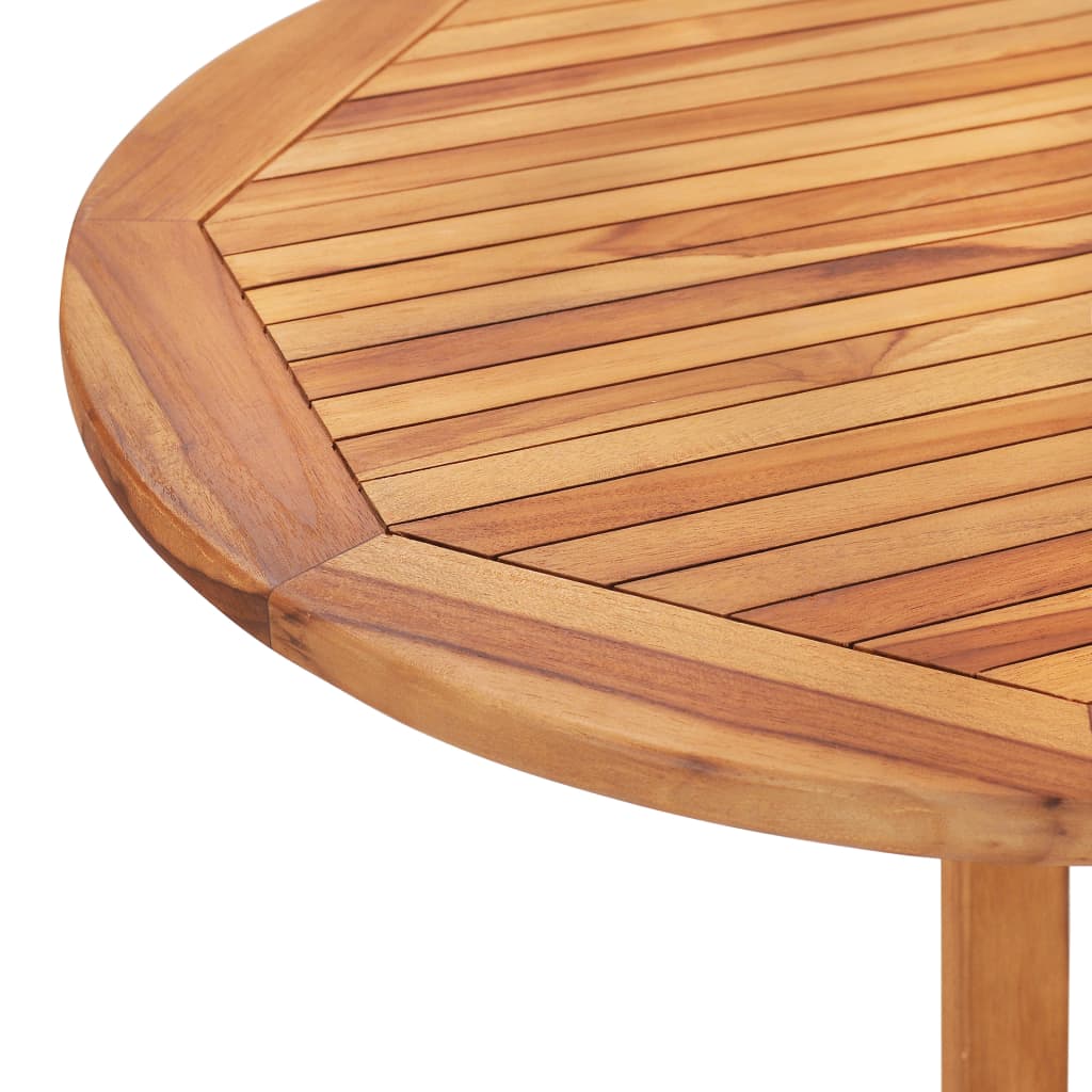 Ensemble à manger d'extérieur pliable 5 pcs Bois solide de teck - XIOS