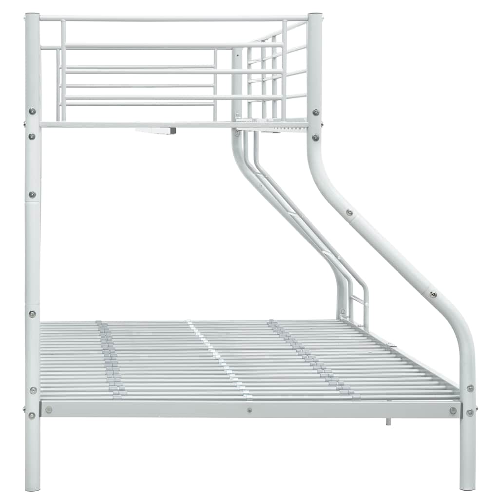 Cadre de lit superposé sans matelas Blanc 140x200 cm/90x200 cm - XIOS