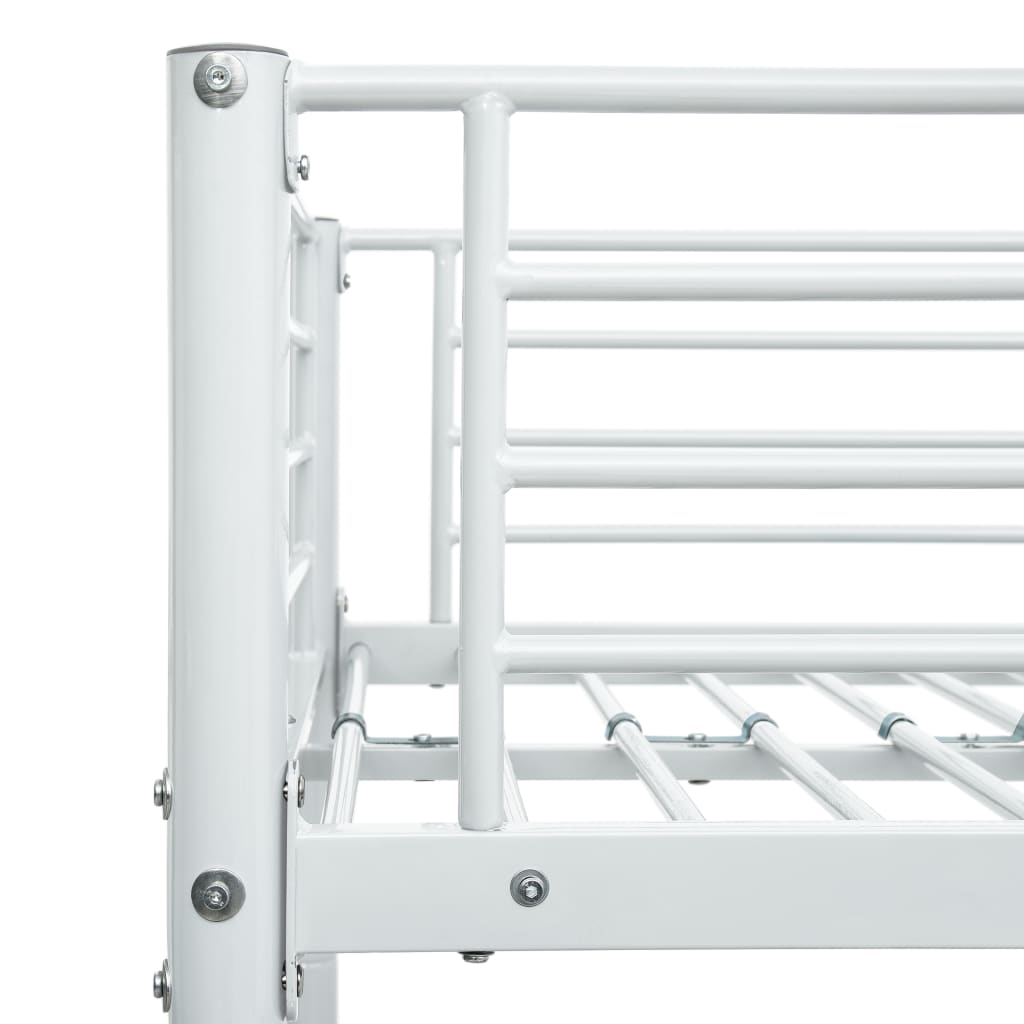 Cadre de lit superposé sans matelas Blanc 140x200 cm/90x200 cm - XIOS