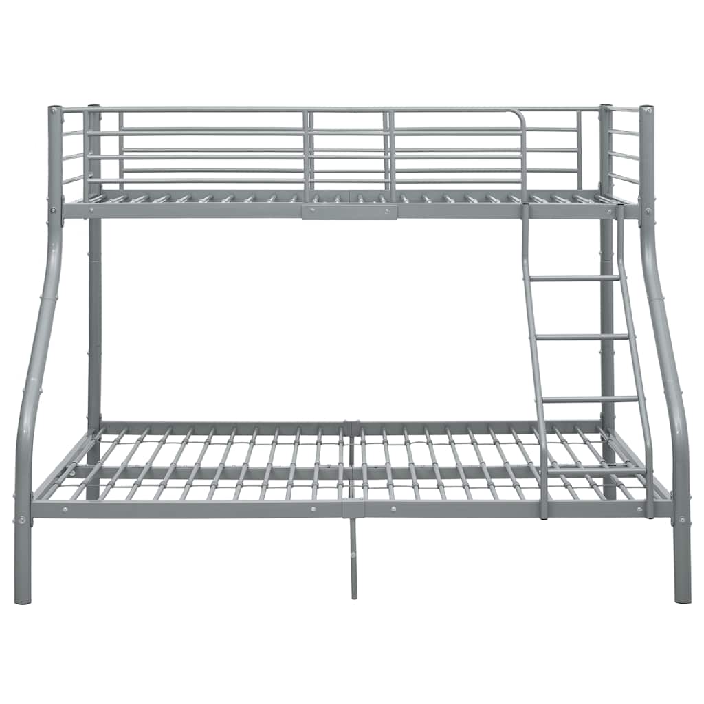 Cadre de lit superposé sans matelas gris 140x200 cm/90x200 cm - XIOS