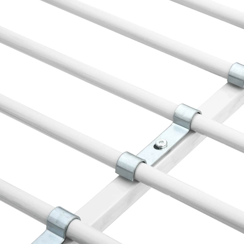 Lit superposé avec table sans matelas blanc métal 90x200 cm - XIOS