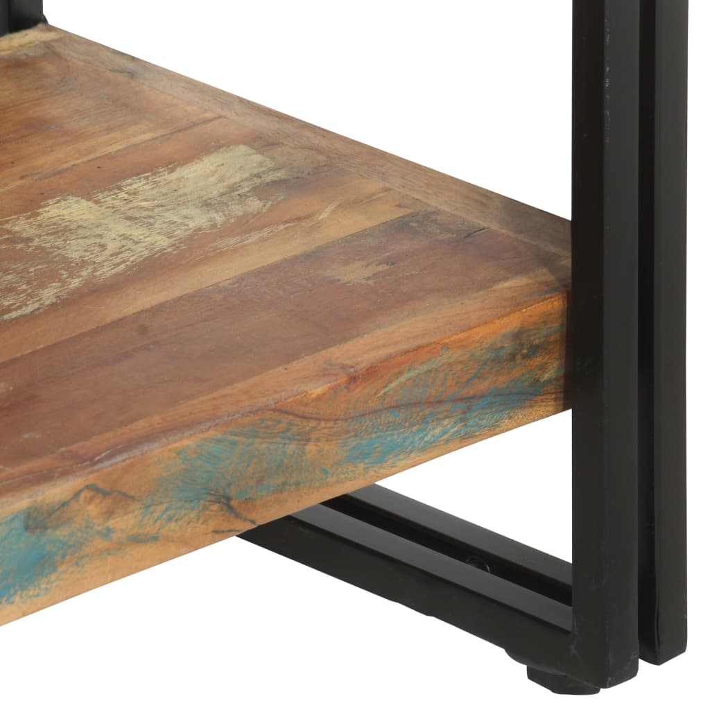 Bibliothèque 5 niveaux 140x30x180cm Bois solide de récupération - XIOS