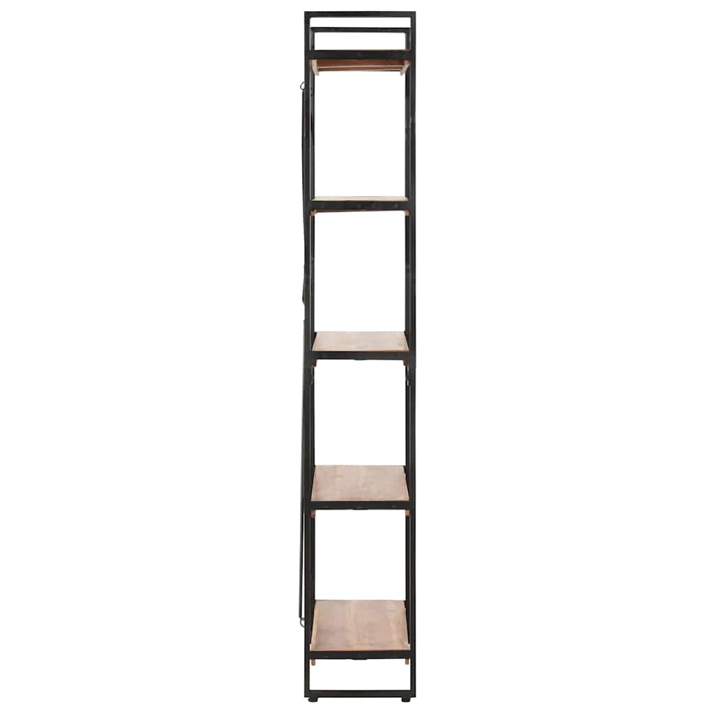 Bibliothèque à 5 niveaux 140x30x180 cm Bois d'acacia solide - XIOS
