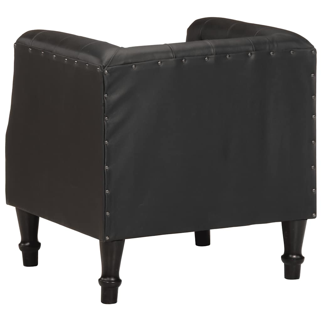 Fauteuil Noir Cuir véritable - XIOS