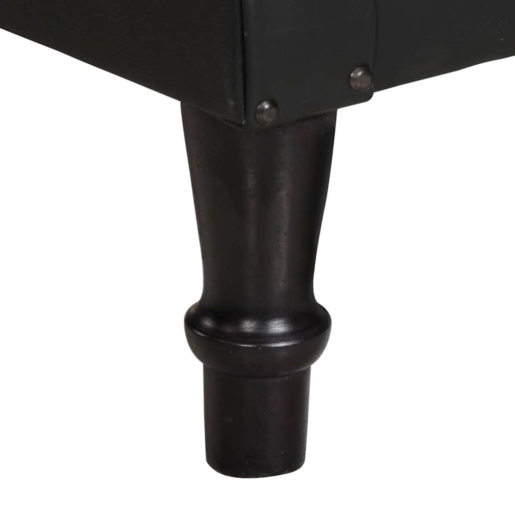 Fauteuil Noir Cuir véritable