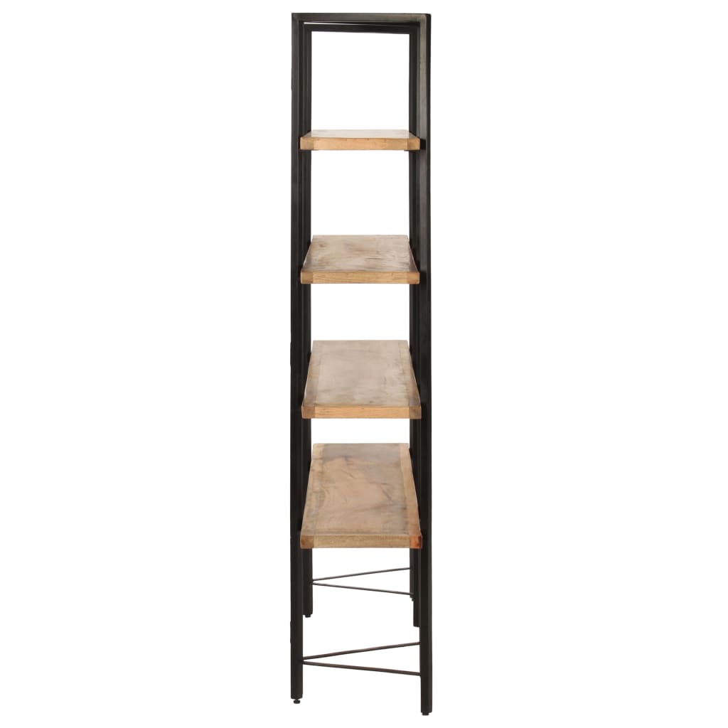 Bibliothèque à 4 niveaux 160x35x160 cm Bois de manguier massif - XIOS