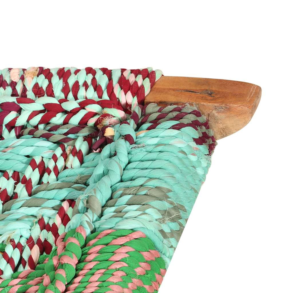 Chaise pliante Chindi en tissu multicolore