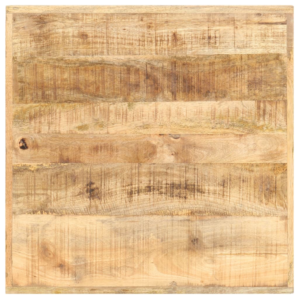 Table de bar 60x60x107 cm Bois de manguier brut - XIOS