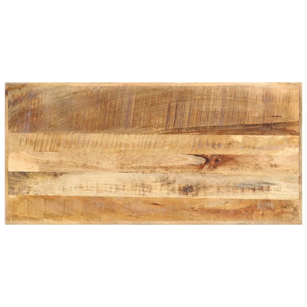Table de bar 120x58x107 cm Bois de manguier brut - XIOS