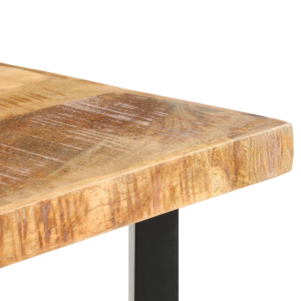 Table de bar 120x58x107 cm Bois de manguier brut - XIOS