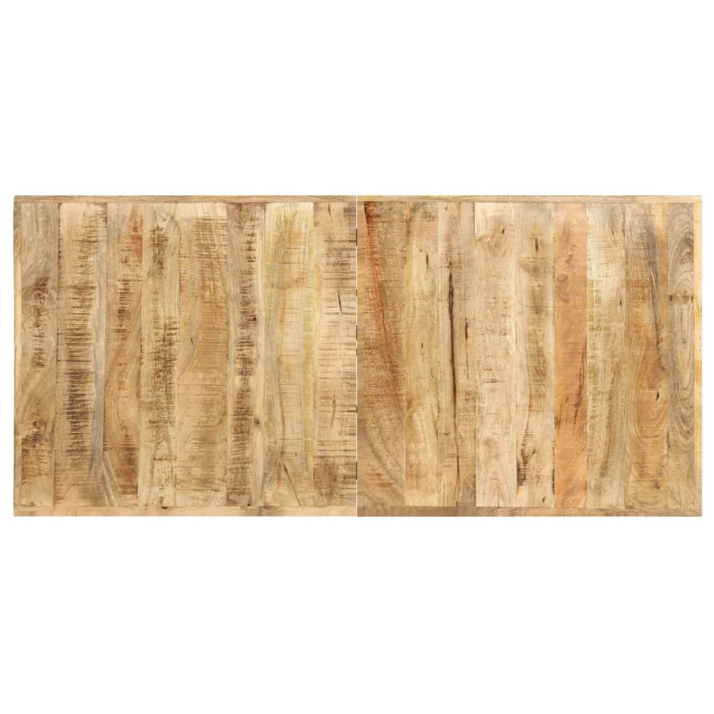 Table de bar 150x70x107 cm Bois de manguier brut - XIOS