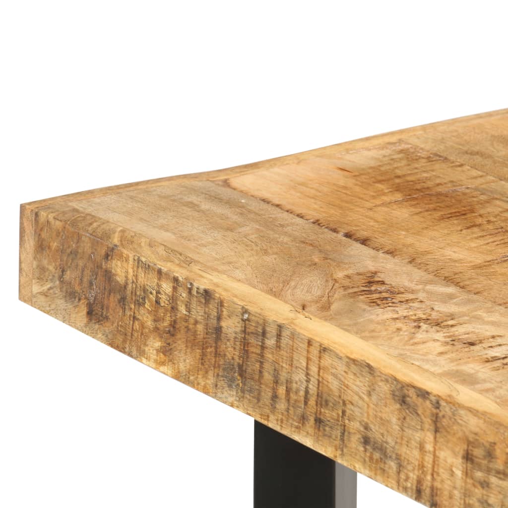 Table de bar 150x70x107 cm Bois de manguier brut - XIOS