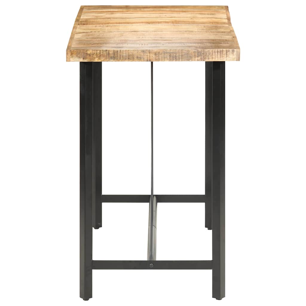 Table de bar 180x70x107 cm Bois de manguier brut - XIOS