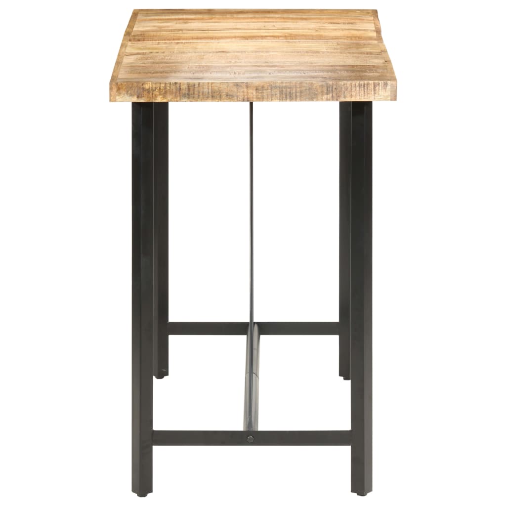 Table de bar 180x70x107 cm Bois de manguier brut - XIOS