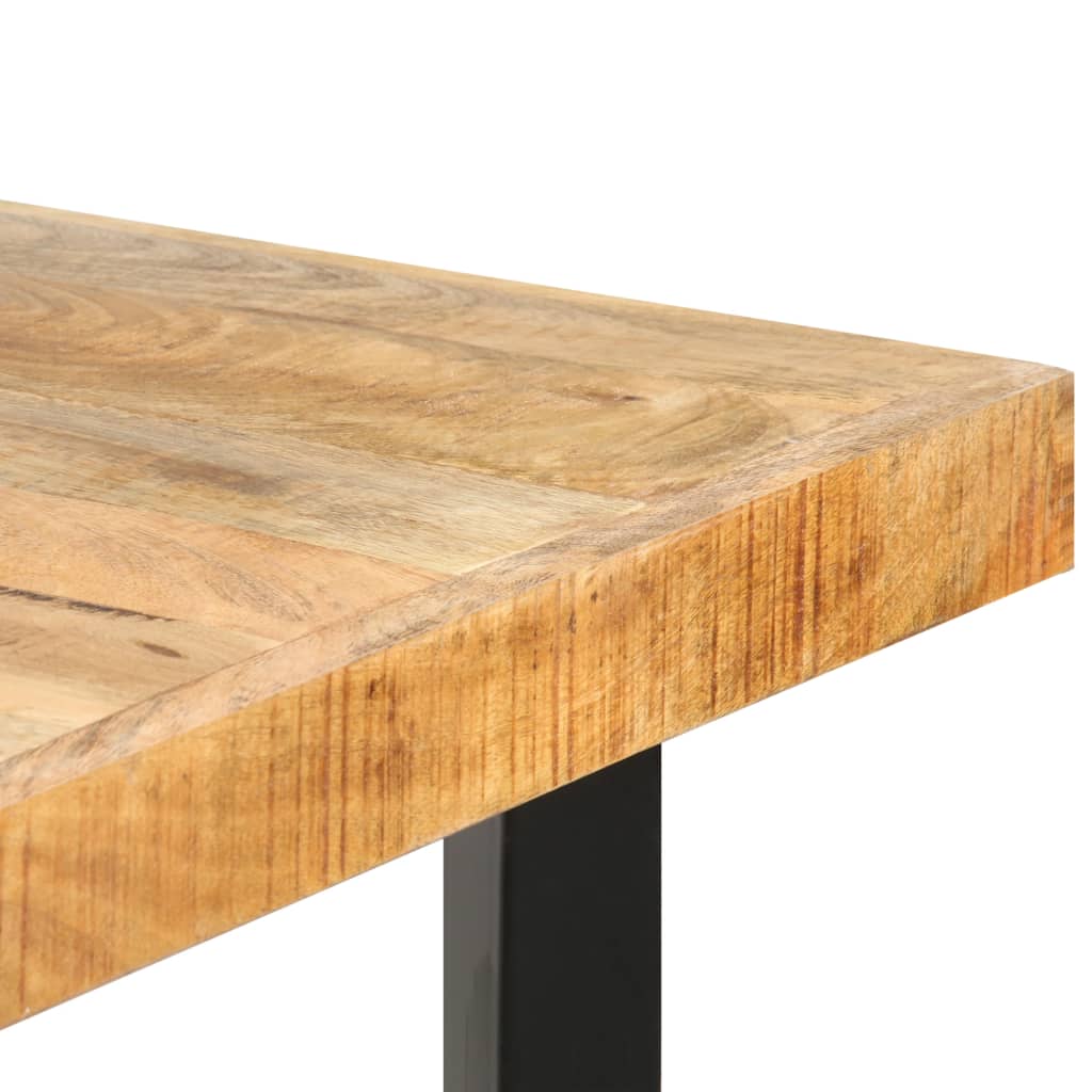 Table de bar 180x70x107 cm Bois de manguier brut - XIOS