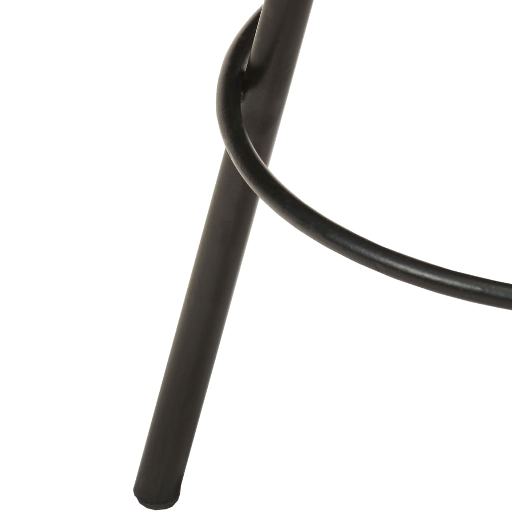 Tabourets de bar lot de 4 bois de manguier brut - XIOS