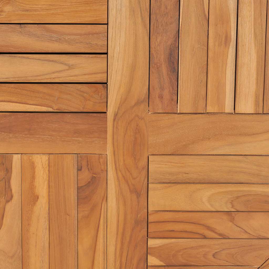 Dessus de table Bois de teck solide Rond 2,5 cm 80 cm - XIOS
